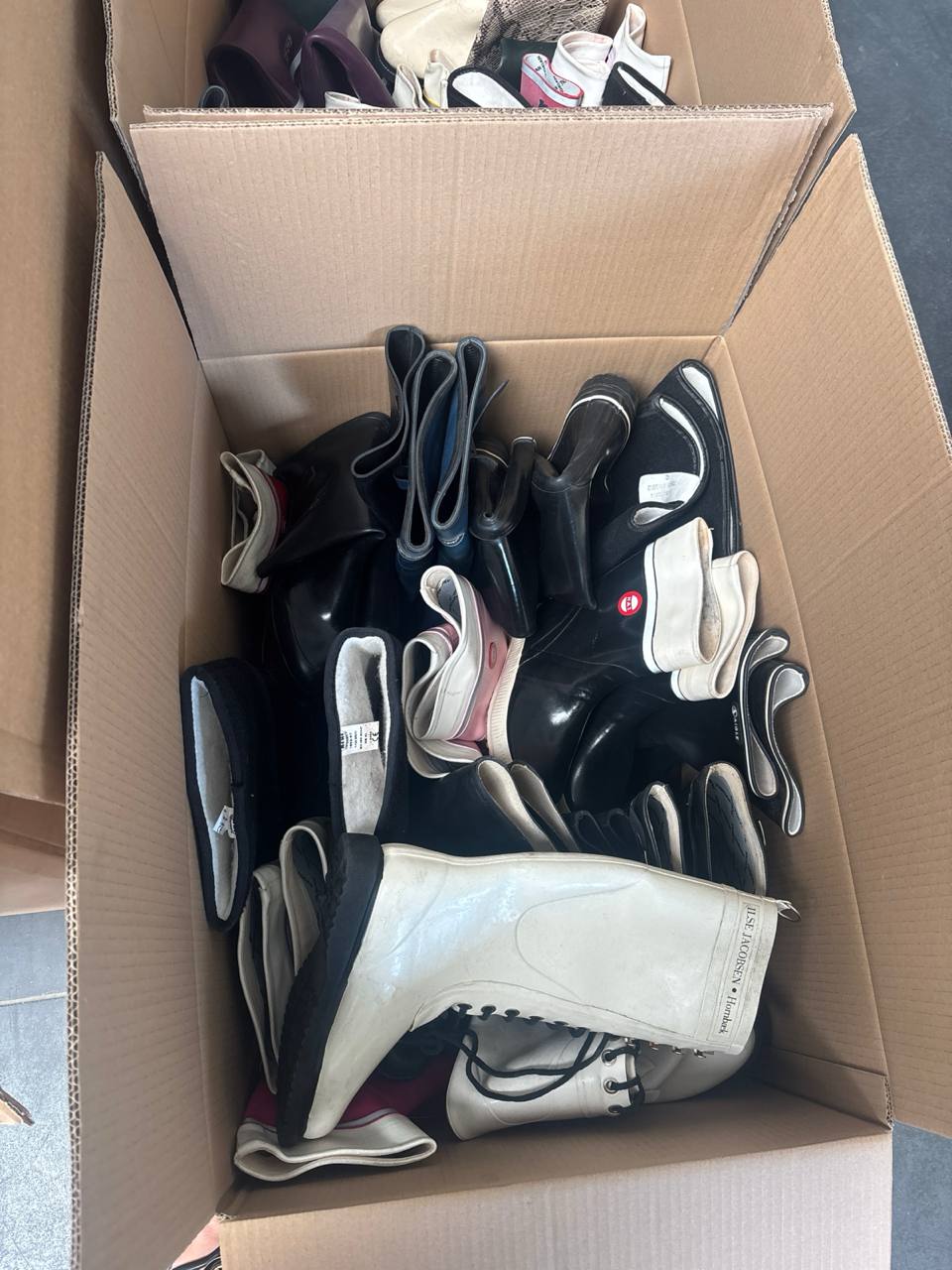 Box mix buty gumowe